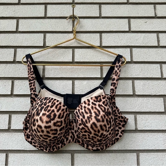 Soma Stunning Support Smooth Full Coverage Divine Leopard Bra Underwire 40DD - Picture 3 of 9